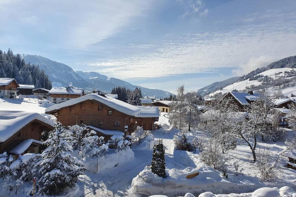 Appartement *** Le Refuge *** Logement standing Megève à Demi-Quartier Extérieur photo